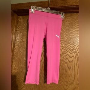 Puma girls short leggings